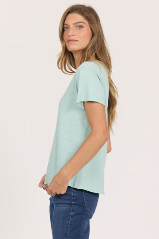 Dear John Tops - T-Shirts Vanya Short Sleeve T-Shirt Canal Blue