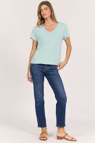 Dear John Tops - T-Shirts Vanya Short Sleeve T-Shirt Canal Blue