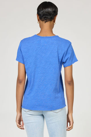 Dear John Tops - T-Shirts Vanya Short Sleeve T-Shirt Denim Blue