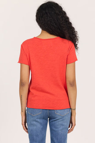 Dear John Tops - T-Shirts Vanya Short Sleeve T-Shirt Poppy Red