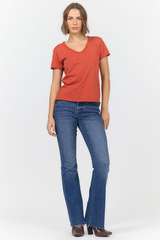 Dear John Tops - T-Shirts Vanya Short Sleeve T-Shirt Rooibos Tea
