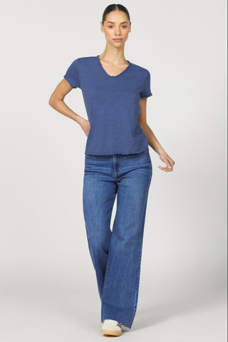 Dear John Tops - T-Shirts Vanya Short Sleeve T-Shirt Vintage Indigo