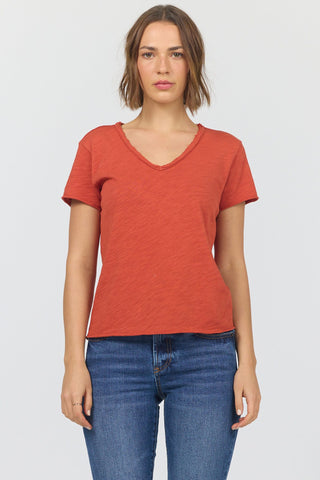 Dear John Tops - T-Shirts Xsm Vanya Short Sleeve T-Shirt Rooibos Tea