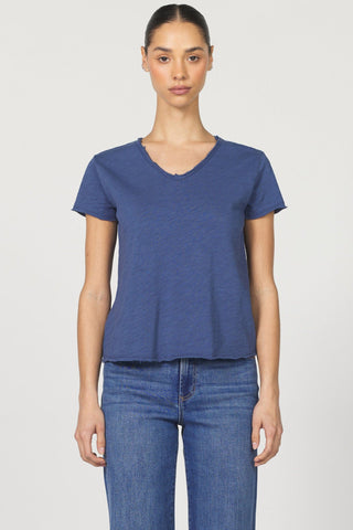 Dear John Tops - T-Shirts Xsm Vanya Short Sleeve T-Shirt Vintage Indigo