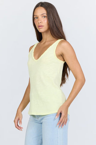 Dear John Tops - Tank Top Sirena Tank Top Wax Yellow
