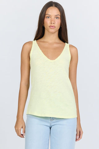 Dear John Tops - Tank Top Xsm Sirena Tank Top Wax Yellow