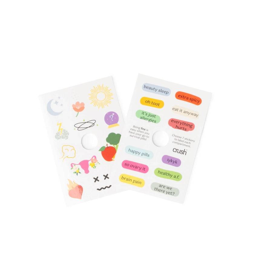 Everything's Fine Pill & Vitamin Case 4 Colors
