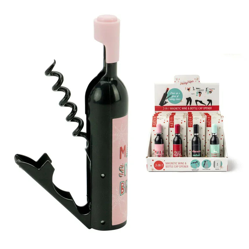 Distinctively Hers Home - Drinkware Holiday 3-in-1 Wine & Bottle Opener