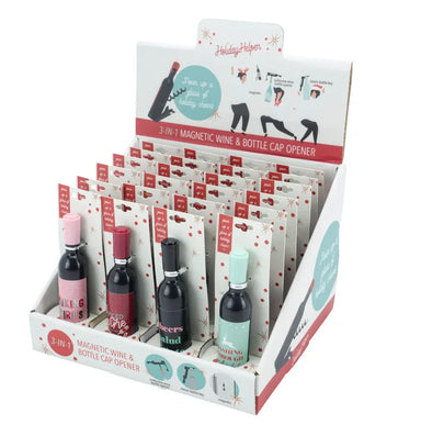Distinctively Hers Home - Drinkware Holiday 3-in-1 Wine & Bottle Opener