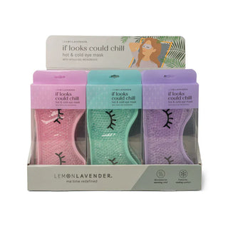 Distinctively Hers Home - Personal Care Lemon Lavender Hot & Cold Gel Eye Mask 3 Colors