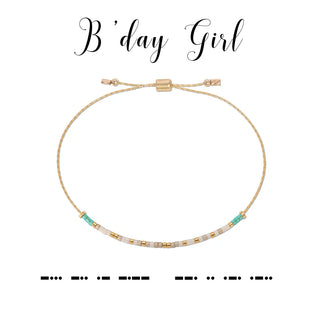 Dot & Dash Jewelry - Bracelets B' Day Girl Dot & Dash Bracelet