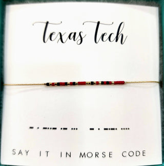 Dot & Dash Jewelry - Bracelets Texas Tech Dot & Dash Bracelet