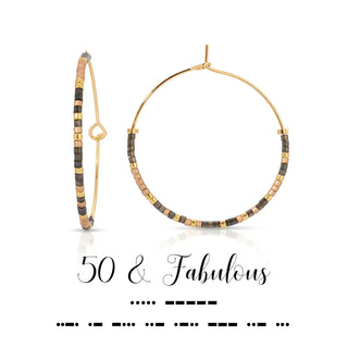 Dot & Dash Jewelry - Earrings 50 & Fabulous Dot & Dash Hoop Earrings