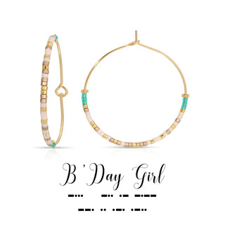 Dot & Dash Jewelry - Earrings B'Day Girl Dot & Dash Earrings