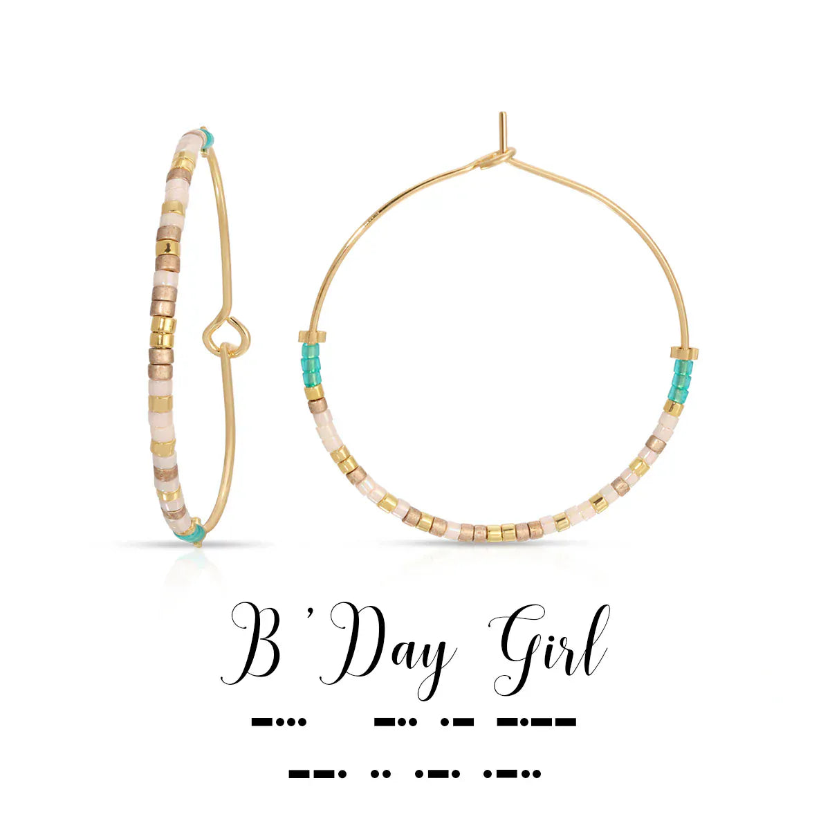 Dot & Dash Jewelry - Earrings B'Day Girl Dot & Dash Earrings