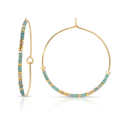 Dot & Dash Jewelry - Earrings Best Bitch Dot & Dash Hoop Earrings