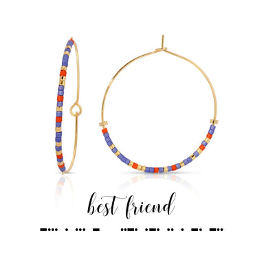 Dot & Dash Jewelry - Earrings Best Friend Dot & Dash Hoop Earrings