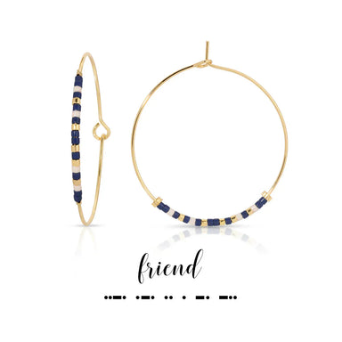 Dot & Dash Jewelry - Earrings Friend Dot & Dash Hoop Earrings