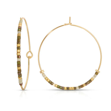 Dot & Dash Jewelry - Earrings I Got You Hoop Dot & Dash Earrings