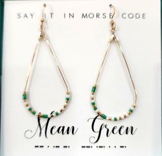 Dot & Dash Jewelry - Earrings Mean Green Dot & Dash Earrings