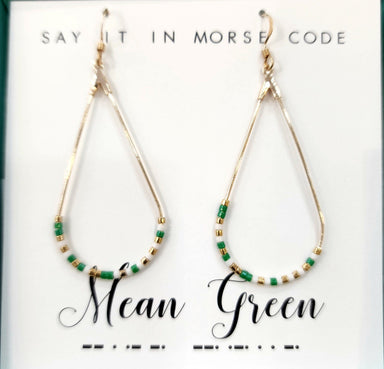 Dot & Dash Jewelry - Earrings Mean Green Dot & Dash Earrings