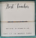 Dot & Dash Jewelry - Necklaces Best Teacher Ever Dot & Dash Bracelet
