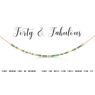 Dot & Dash Jewelry - Necklaces Forty & Fabulous Dot & Dash Necklace
