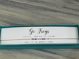 Dot & Dash Jewelry - Necklaces Go Frogs Dot & Dash Necklace