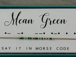 Dot & Dash Jewelry - Necklaces Mean Green Dot & Dash Necklace
