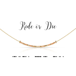 Dot & Dash Jewelry - Necklaces Ride or Die Dot & Dash Necklace