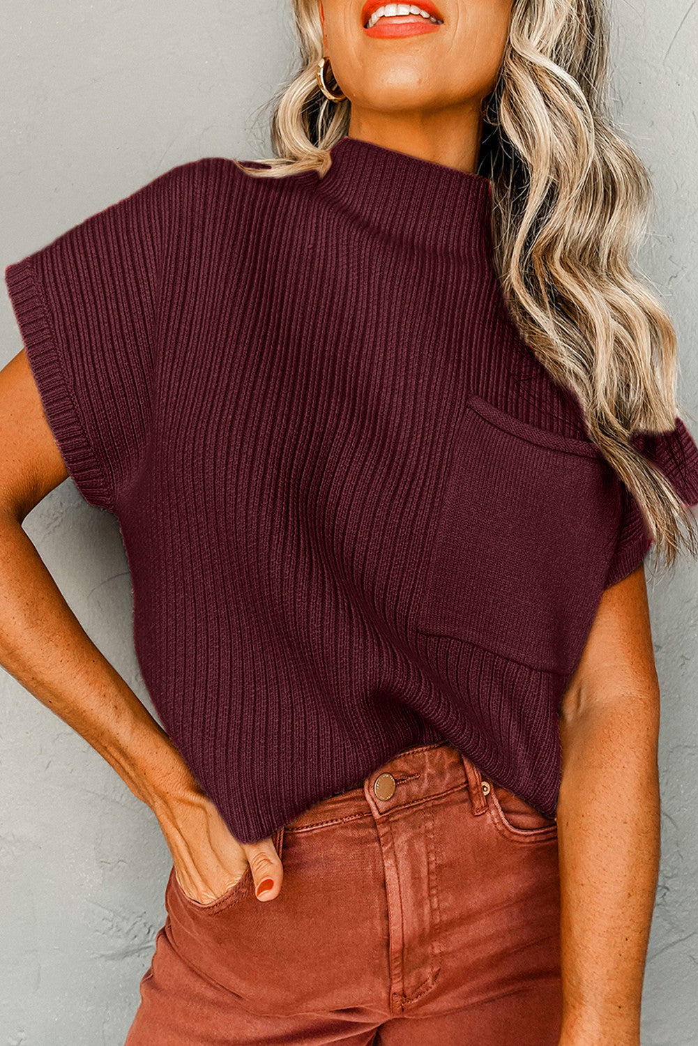 Ribbed Knit Sweater RTS