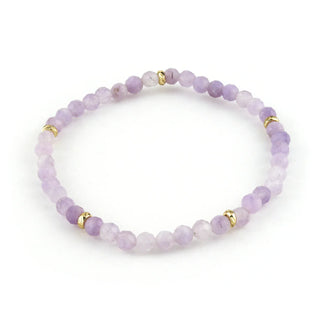 Erimish Jewelry - Bracelets 14K Gold Filled Amethyst Gemstone Bracelet 4MM