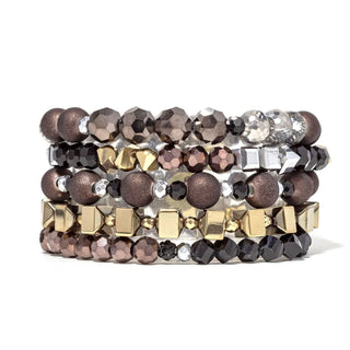 Erimish Jewelry - Bracelets Nightfall Set of 5 Bracelets