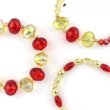 Erimish Jewelry - Bracelets Sammy Jo Starter Stack Stretch Bracelets Red