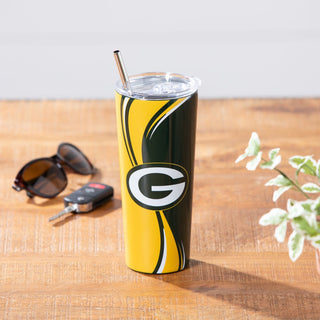 Evergreen Home - Drinkware 20 oz Stainless Steel Tumbler Green Bay