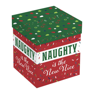 Evergreen Home - Drinkware Stemless Wine Glass Naughty is The New Nice