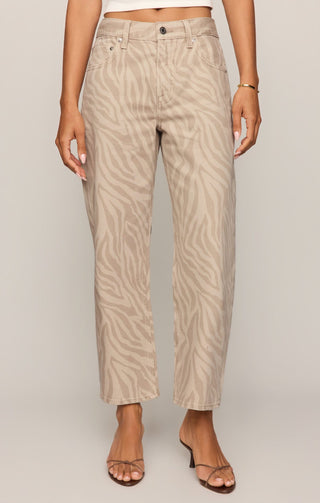 The Off Duty Bowed Ankle Jeans Zebra Soaptsone