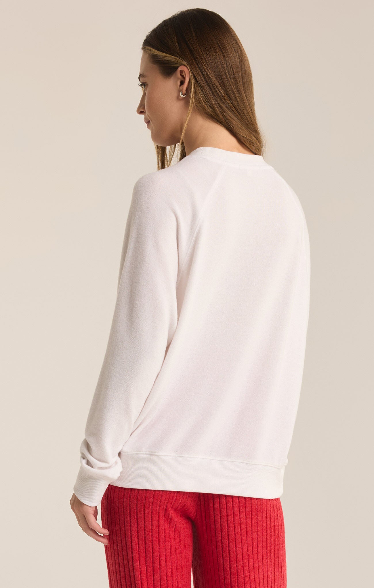 Sale Cassie Peace and Joy Raglan Long Sleeve Top