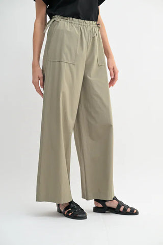 Fun2Fun Bottoms - Pants Ruffle Waist Side Tie Detail Pant