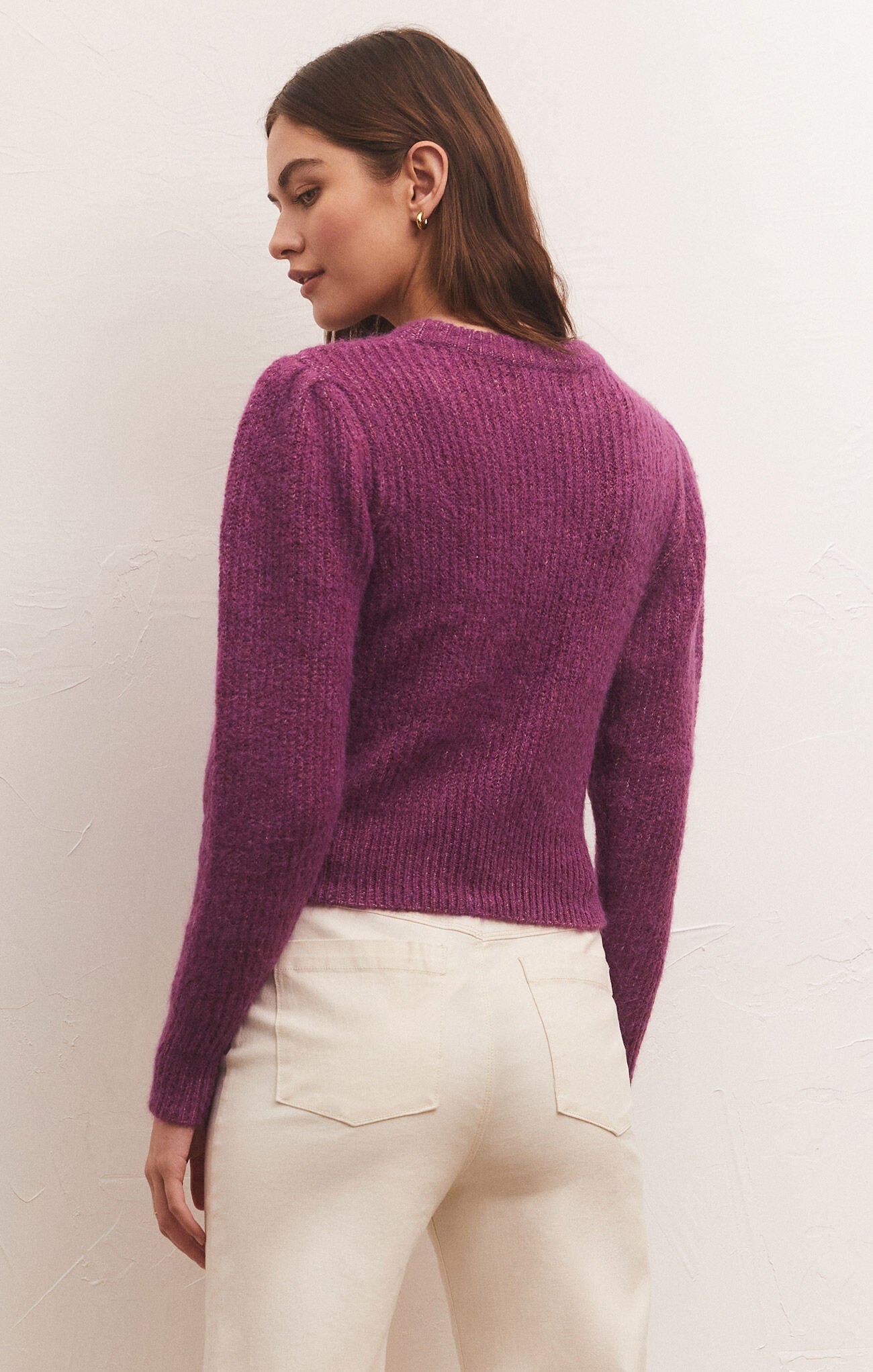 Sale Vesta Long Sleeve Sweater Viola
