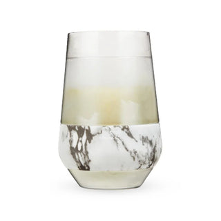 Host Home - Drinkware Xlg Wine Freeze Cooling Cups Black Swirl
