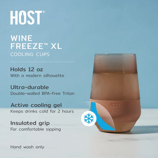 Host Home - Drinkware Xlg Wine Freeze Cooling Cups