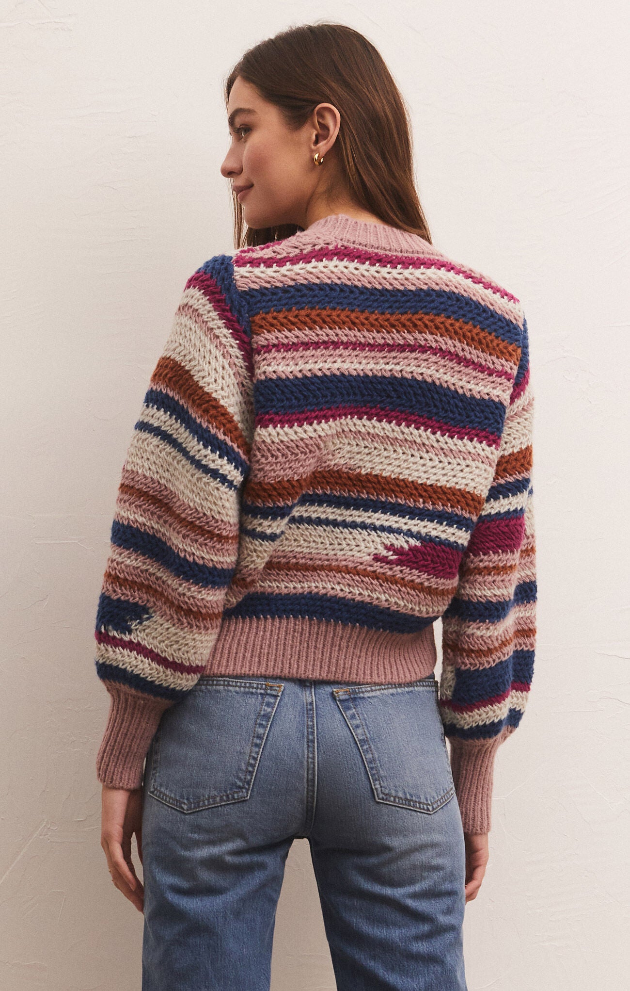 Sale Asheville Stripe Long Sleeve Sweater