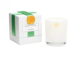 Jack Baker Candle Co. Home - Candles White Box Leaves + Ember