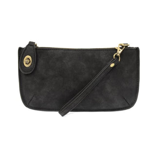 Joy Susan Accessories - Handbags Black-New Crossbody or Wristlet Clutch - Lux More Colors