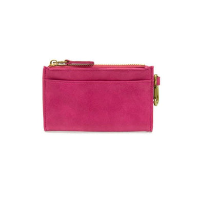 Joy Susan Accessories - Handbags Bobbie Bifold Wallet w/Carabiner Cerise