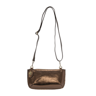 Joy Susan Accessories - Handbags Copper Liquid Metal Crossbody or Wristlet
