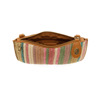Joy Susan Accessories - Handbags Crossbody or Wristlet Clutch - Straw More Colors