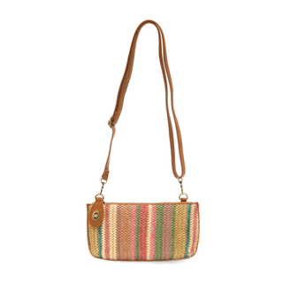 Joy Susan Accessories - Handbags Crossbody or Wristlet Clutch - Straw More Colors