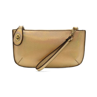 Joy Susan Accessories - Handbags Gold Crossbody or Wristlet Clutch Holographic